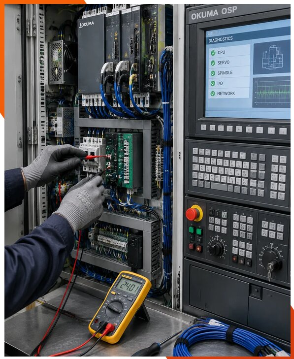 Ремонт систем ЧПУ Okuma OSP в Урае